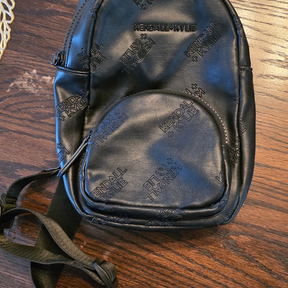 Kendall & Kylie Black Crossbody Sling Bag